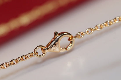 [⭐Seralia]LOVE NECKLACE PINK GOLD AND SILVER