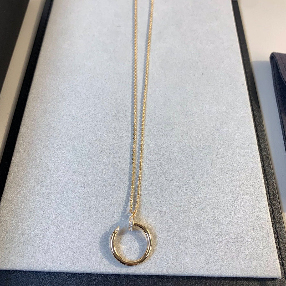 [⭐Seralia]JUSTE NECKLACE PINK GOLD