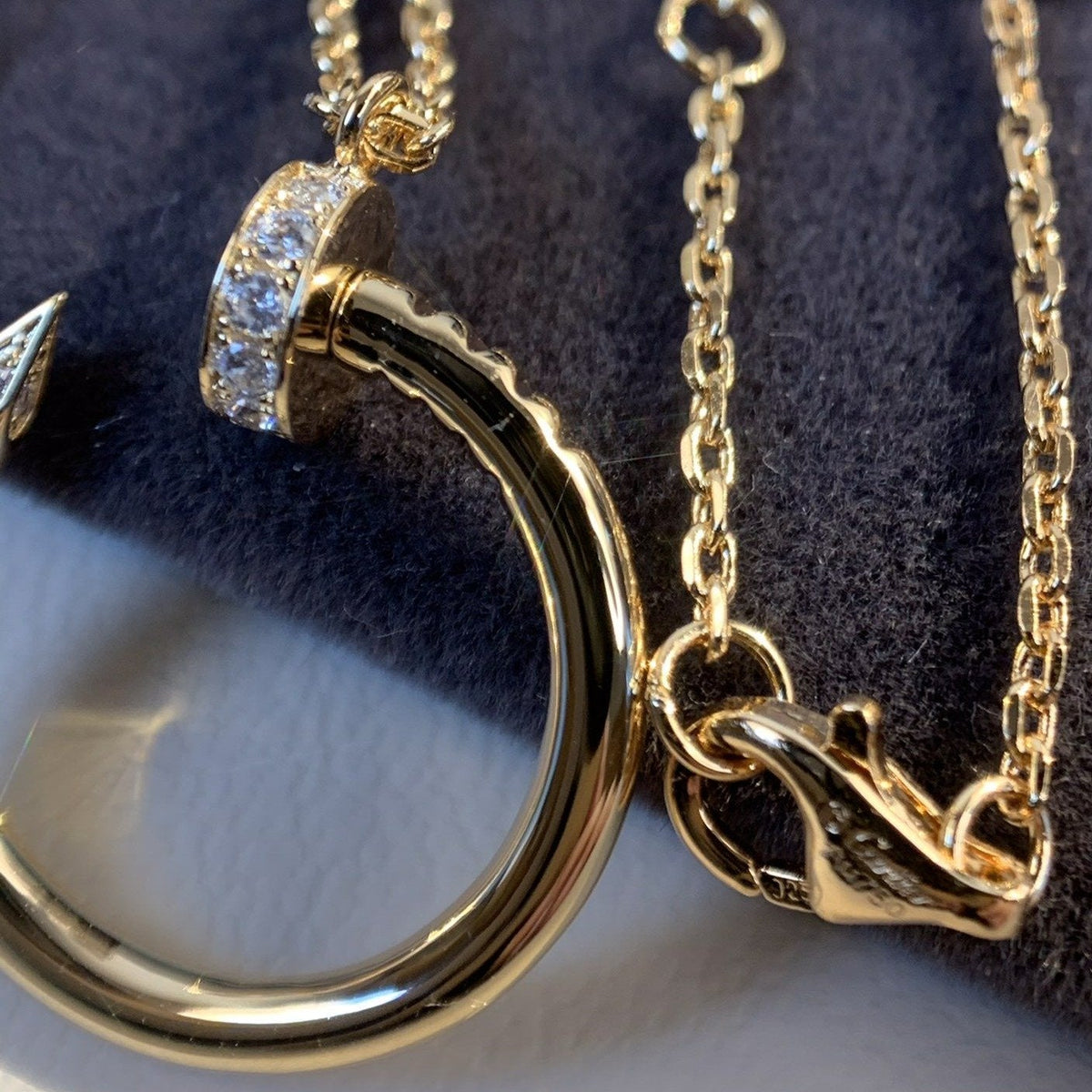 [⭐Seralia]JUSTE NECKLACE PINK GOLD