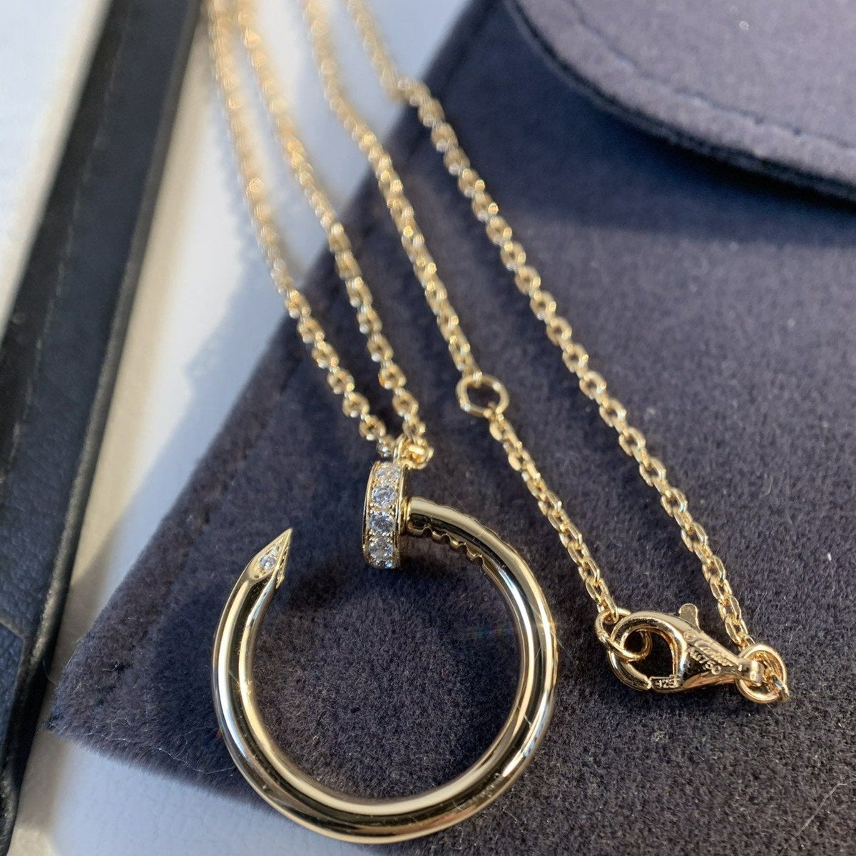 [⭐Seralia]JUSTE NECKLACE PINK GOLD