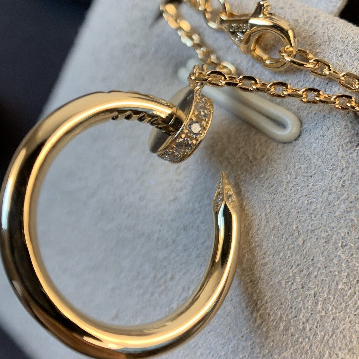 [⭐Seralia]JUSTE NECKLACE PINK GOLD