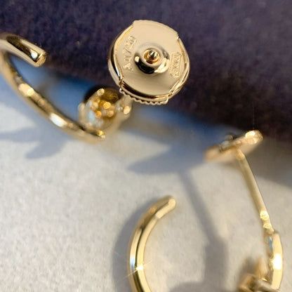 [⭐Seralia]JUSTE EARRINGS PINK GOLD