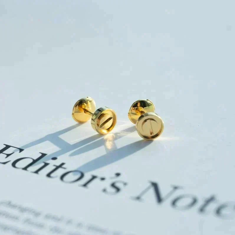 [⭐Seralia]LOVE EARRINGS GOLD 10MM