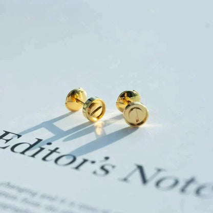 [⭐Seralia]LOVE EARRINGS GOLD 10MM