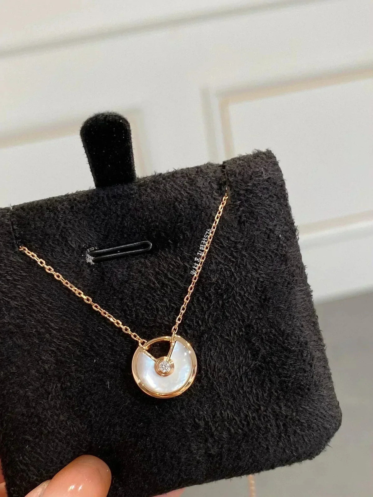 [⭐Seralia]AMULETTE ROSE GOLD MOP NECKLACE