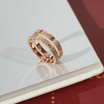 [⭐Seralia]LOVE RING 2.65MM DIAMOND