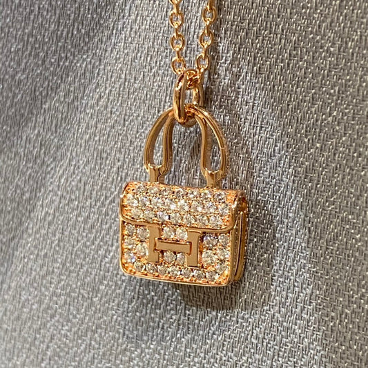 [⭐Seralia]CONSTANCE PEDANT DIAMOND NECKLACE