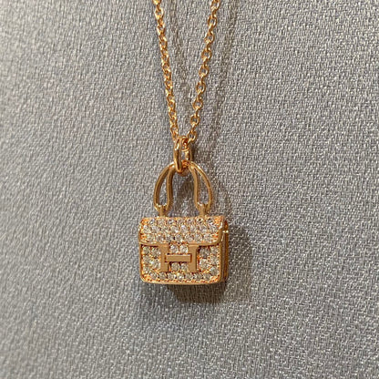 [⭐Seralia]CONSTANCE PEDANT DIAMOND NECKLACE