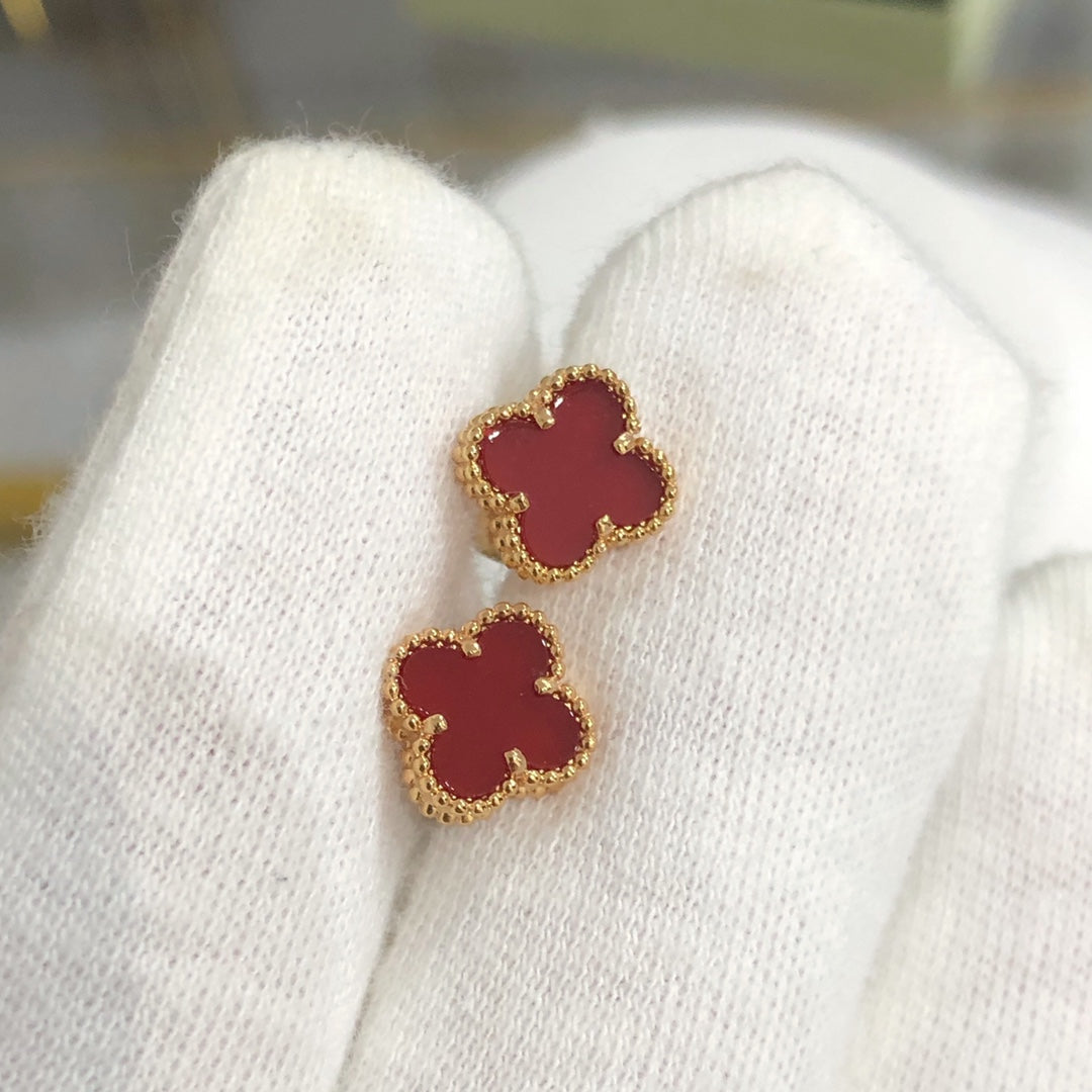 [⭐Seralia]CLOVER MINI GOLD EARRINGS