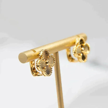 [⭐Seralia]CLOVER MEDIUM 1 MOTIFS LASER EARRINGS