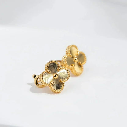 [⭐Seralia]CLOVER MEDIUM 1 MOTIFS LASER EARRINGS