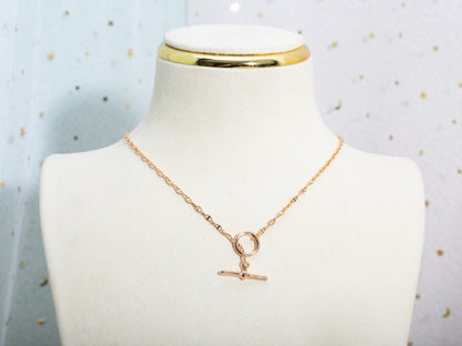 [⭐Seralia]ECHAPPEE NECKLACE PINK GOLD