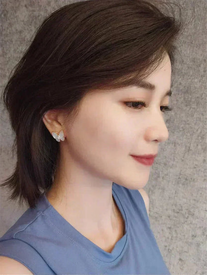 [⭐Seralia]BUTTERFLY MOP DIAMOND EARRINGS