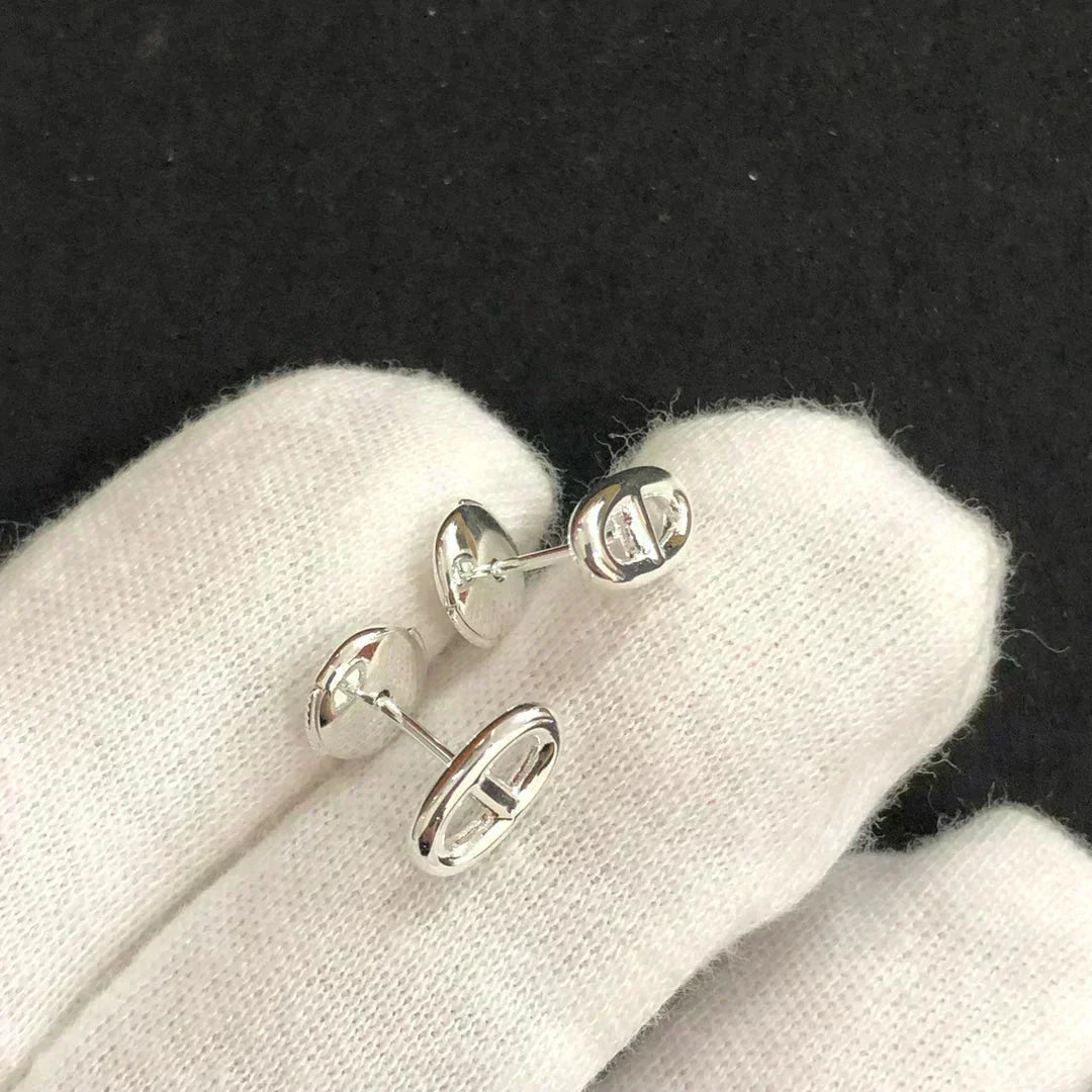 [⭐Seralia]CHAINE SMALL EARRINGS GOLD AND SILVER