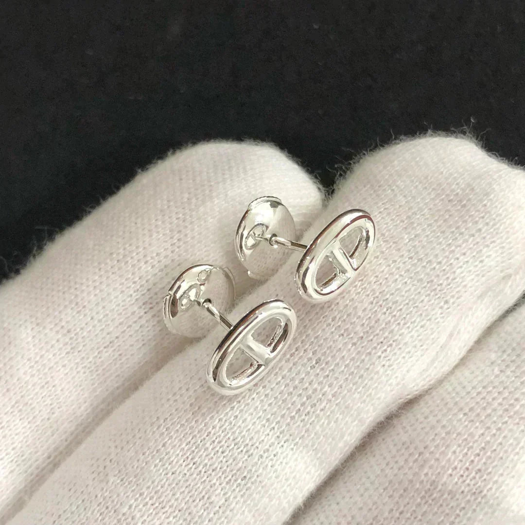 [⭐Seralia]CHAINE SMALL EARRINGS GOLD AND SILVER