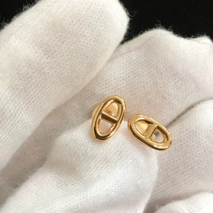 [⭐Seralia]CHAINE SMALL EARRINGS GOLD AND SILVER