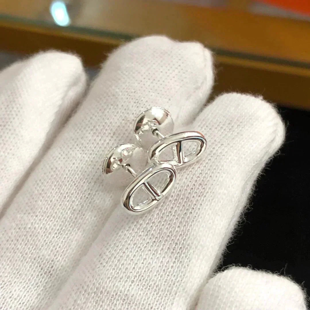 [⭐Seralia]CHAINE SMALL EARRINGS GOLD AND SILVER