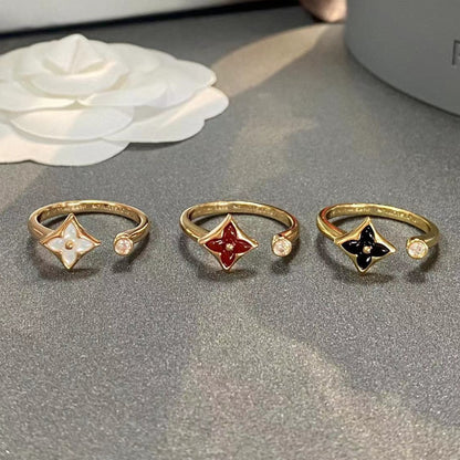 [⭐Seralia]STAR 1 DIAMOND OPEN RING