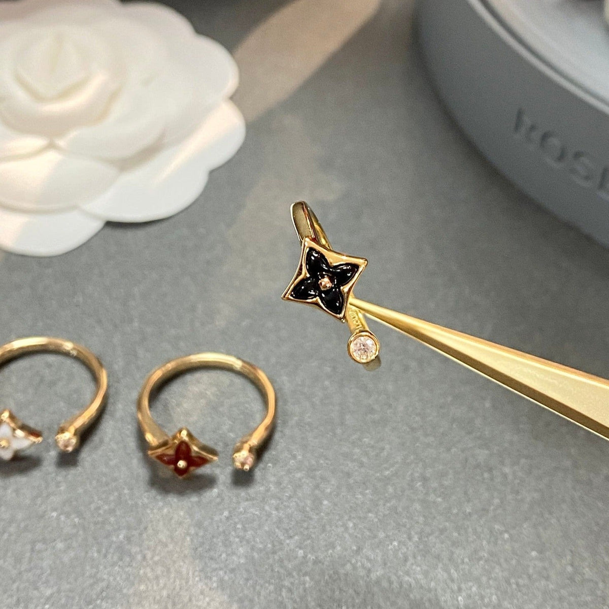 [⭐Seralia]STAR 1 DIAMOND OPEN RING