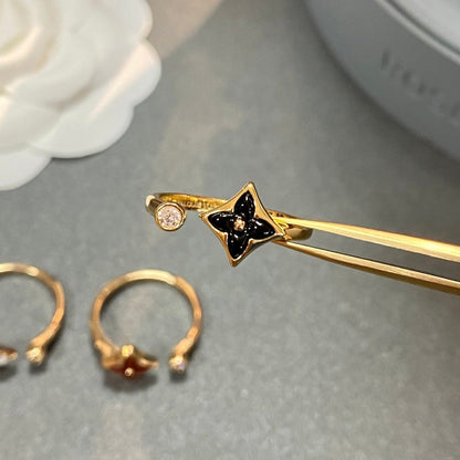 [⭐Seralia]STAR 1 DIAMOND OPEN RING
