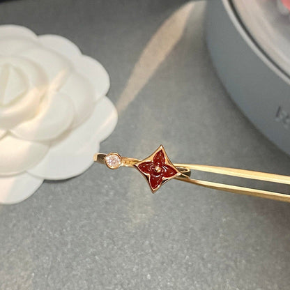 [⭐Seralia]STAR 1 DIAMOND OPEN RING