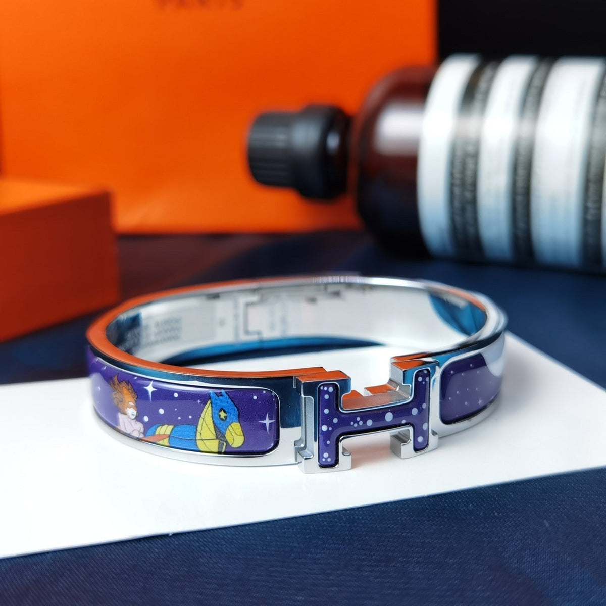[⭐Seralia]H STAR AND MOON BRACELET 12MM