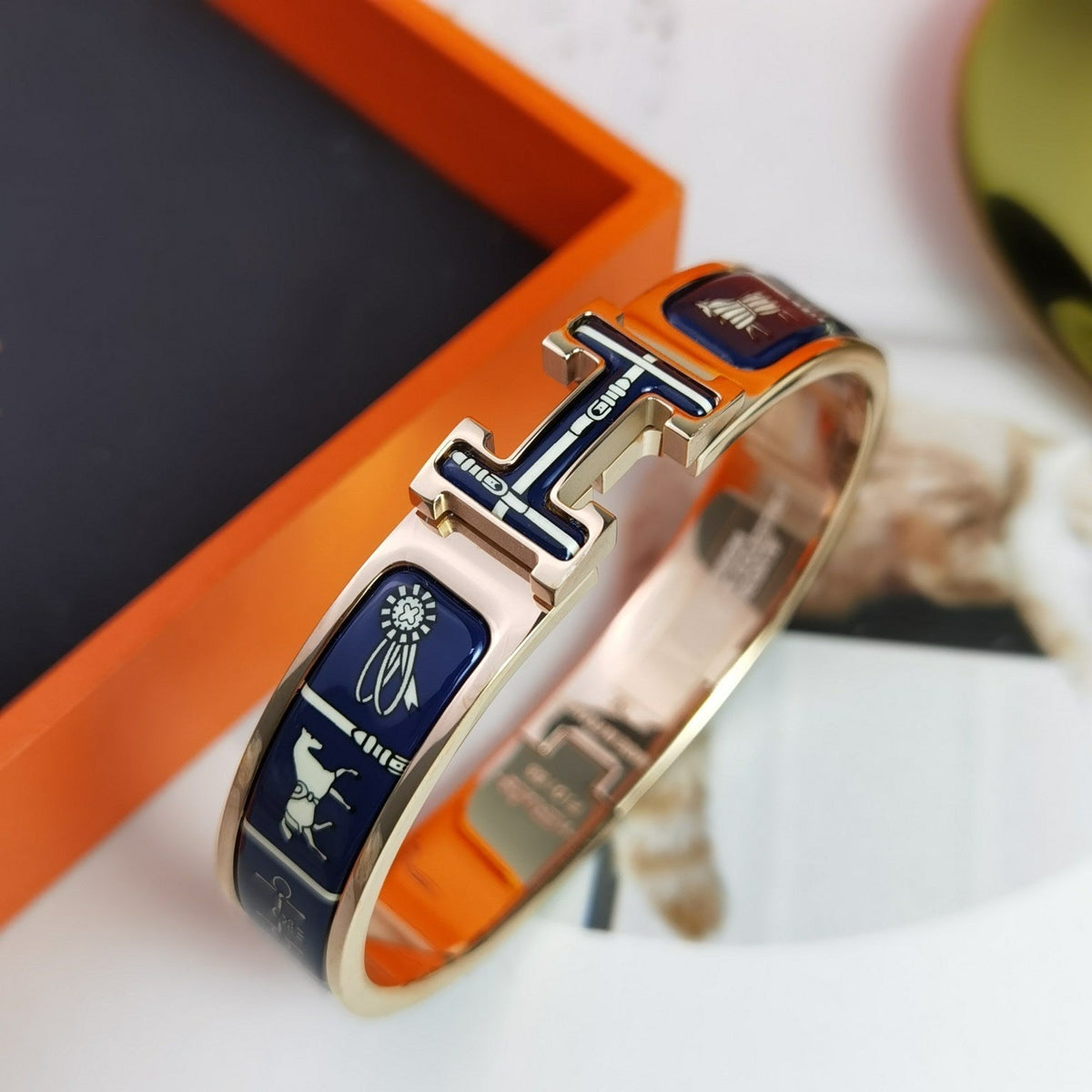 [⭐Seralia]H COUVERTURES DARK BLUE BRACELET