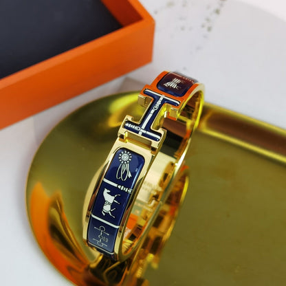 [⭐Seralia]H COUVERTURES DARK BLUE BRACELET