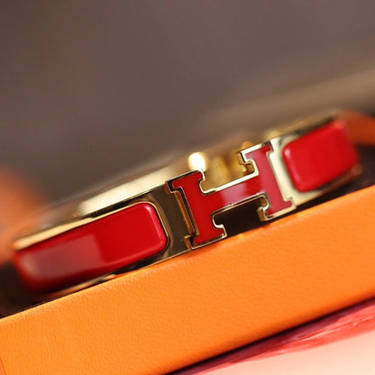 [⭐Seralia]H BRACELET 12MM GOLD