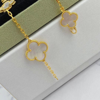 [⭐Seralia]MAGIC CLOVER MOP GOLD BRACELET 5 MOTIFS
