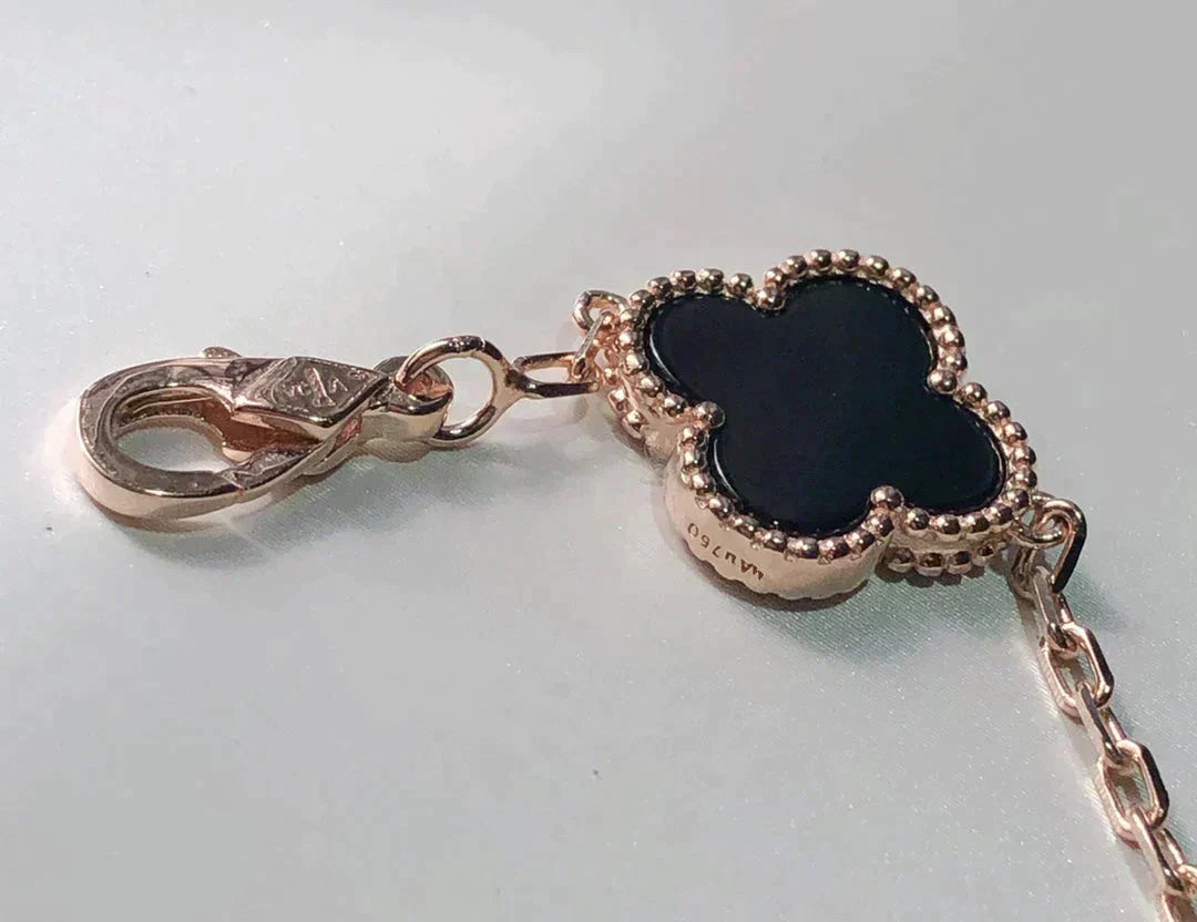 [⭐Seralia]CLOVER 5 MOTIFS MULTICOLOR BRACELET