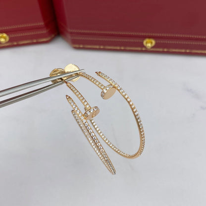 [⭐Seralia]JUSTE EARRINGS FULL DIAMONDS 1.8MM