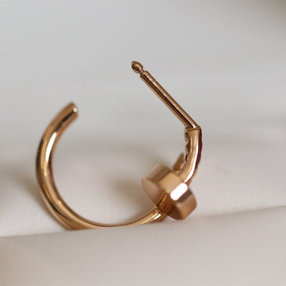 [⭐Seralia]JUSTE EARRINGS PINK GOLD
