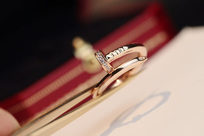 [⭐Seralia]JUSTE RING 2.65MM PINK GOLD DIAMOND