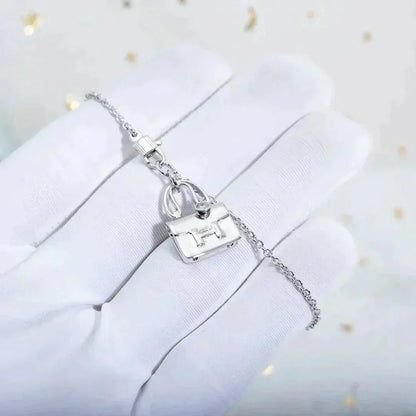 [⭐Seralia]AMULETTE PEDANT SILVER NECKLACE