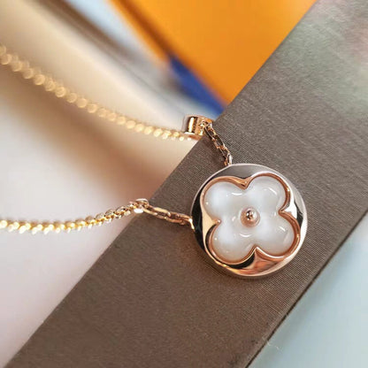 [⭐Seralia]SUN MOP GOLD 1 DIAMOND NECKLACE