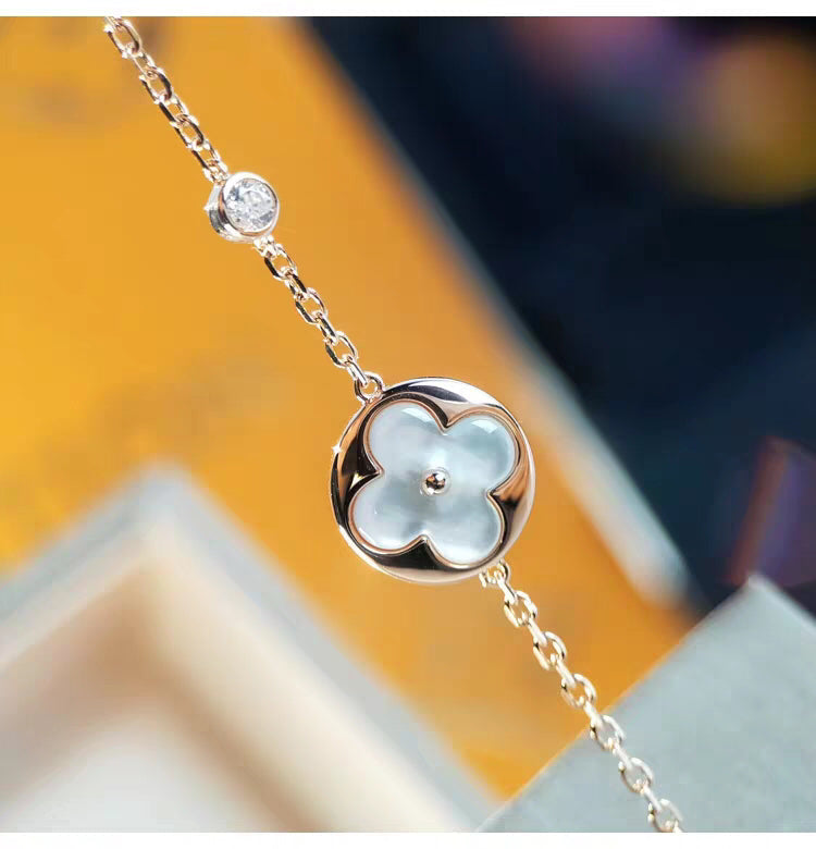 [⭐Seralia]SUN MOP GOLD 1 DIAMOND NECKLACE
