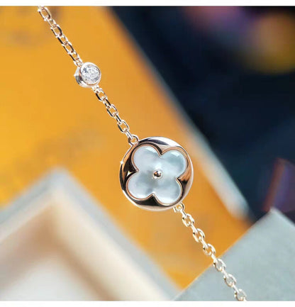 [⭐Seralia]SUN MOP GOLD 1 DIAMOND NECKLACE