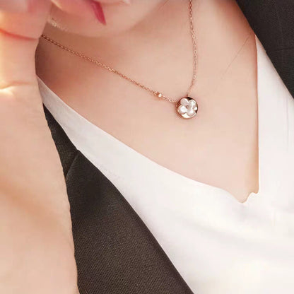 [⭐Seralia]SUN MOP GOLD 1 DIAMOND NECKLACE