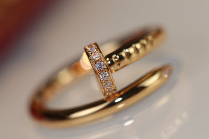 [⭐Seralia]JUSTE RING 2.65MM GOLD DIAMOND