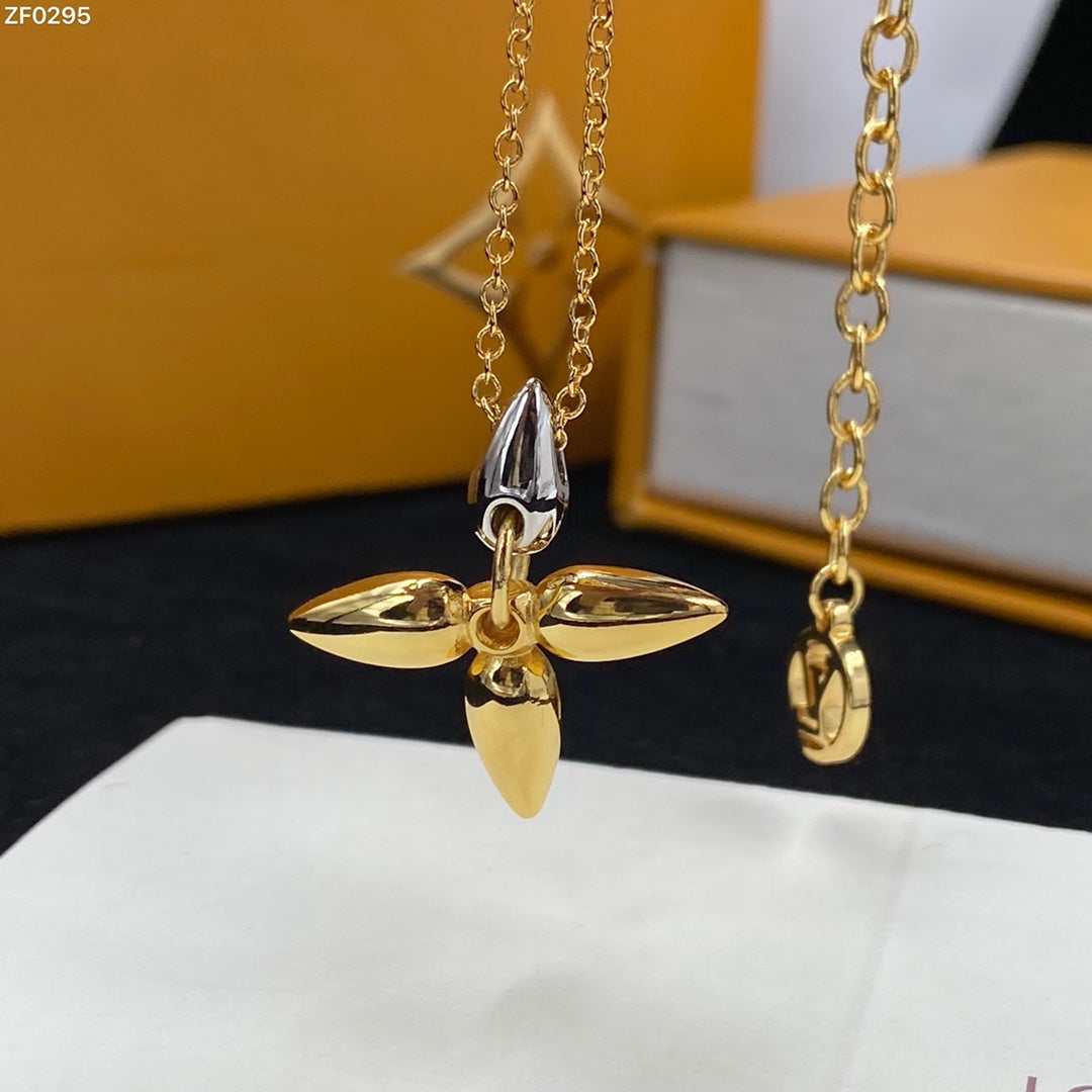 [⭐Seralia]LOUISETTE PEDANT GOLD NECKLACE