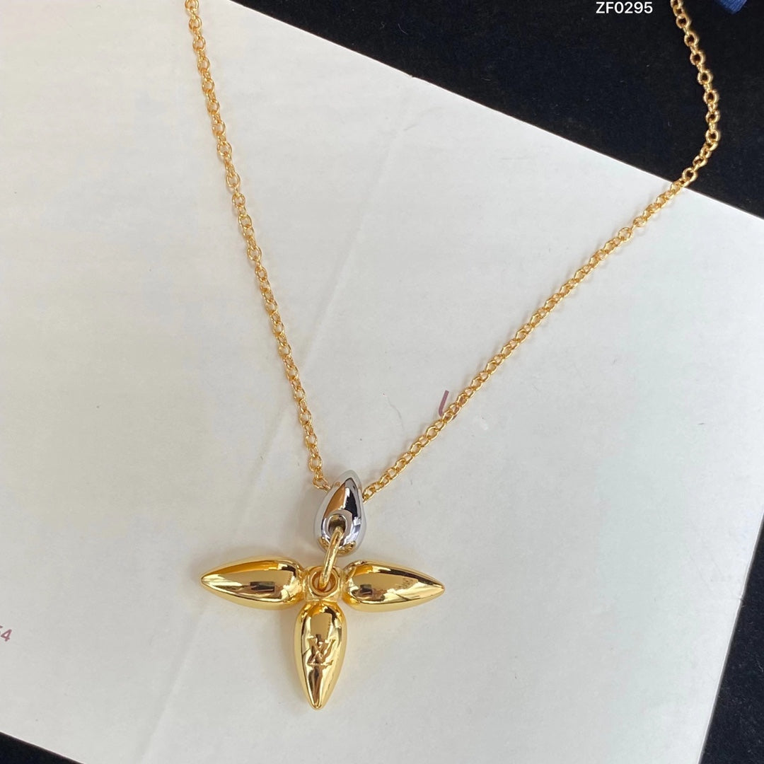[⭐Seralia]LOUISETTE PEDANT GOLD NECKLACE