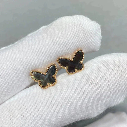 [⭐Seralia]BUTTERFLY DARK MOP  EARRINGS