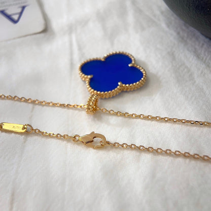 [⭐Seralia]CLOVER 25MM NECKLACE TURQUOISE ROSE GOLD