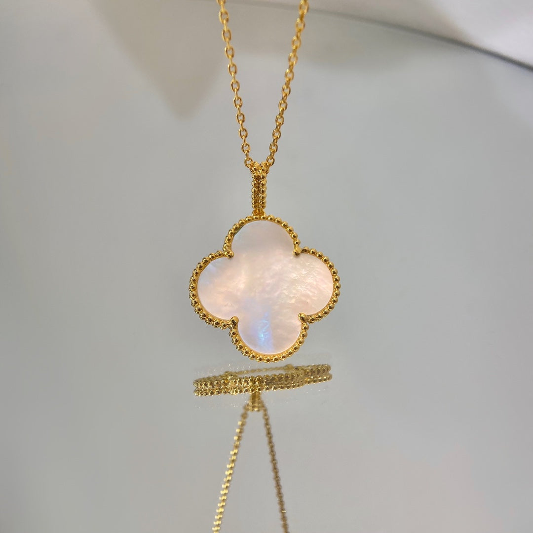 [⭐Seralia]CLOVER 25MM MOP LARGE PENDANT NECKLACE