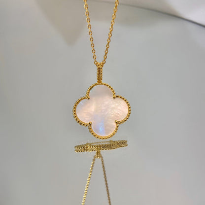 [⭐Seralia]CLOVER 25MM MOP LARGE PENDANT NECKLACE