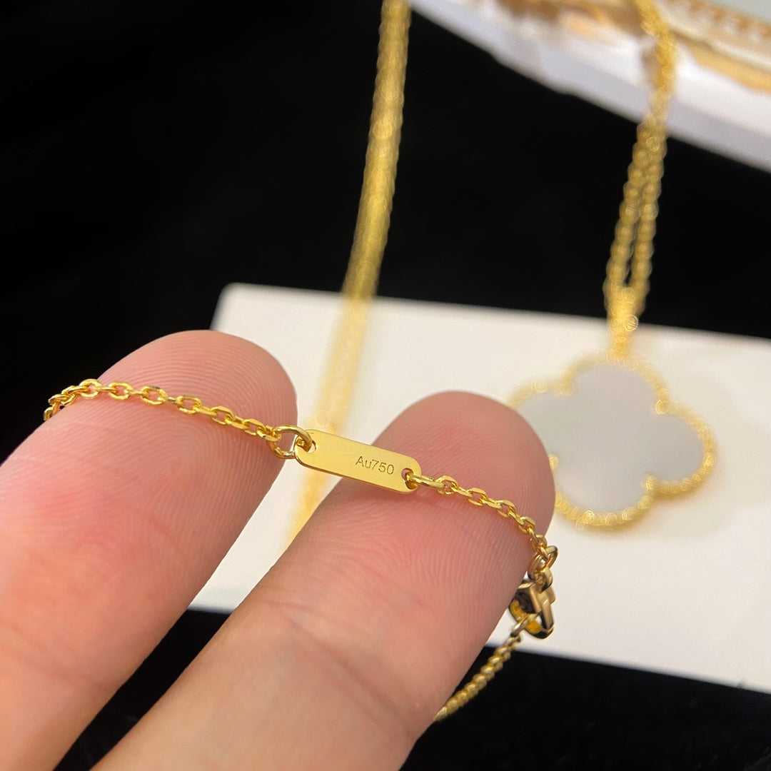 [⭐Seralia]CLOVER 25MM MOP LARGE PENDANT NECKLACE