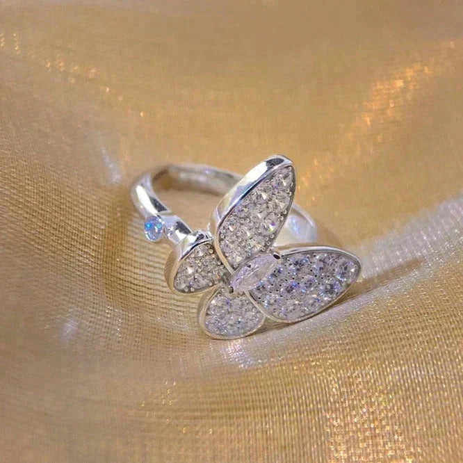 [⭐Seralia]BUTTERFLY DIAMOND RING