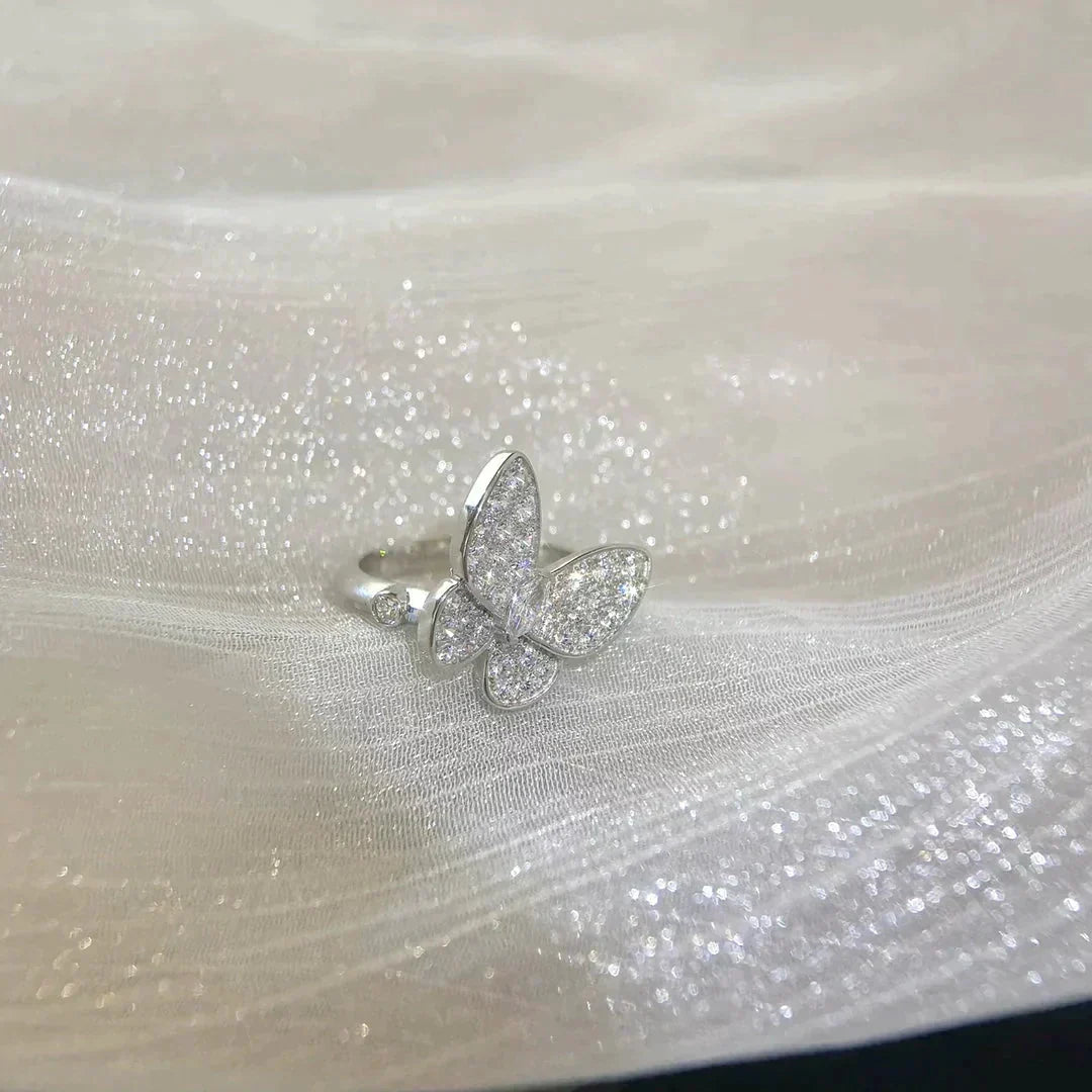 [⭐Seralia]BUTTERFLY DIAMOND RING