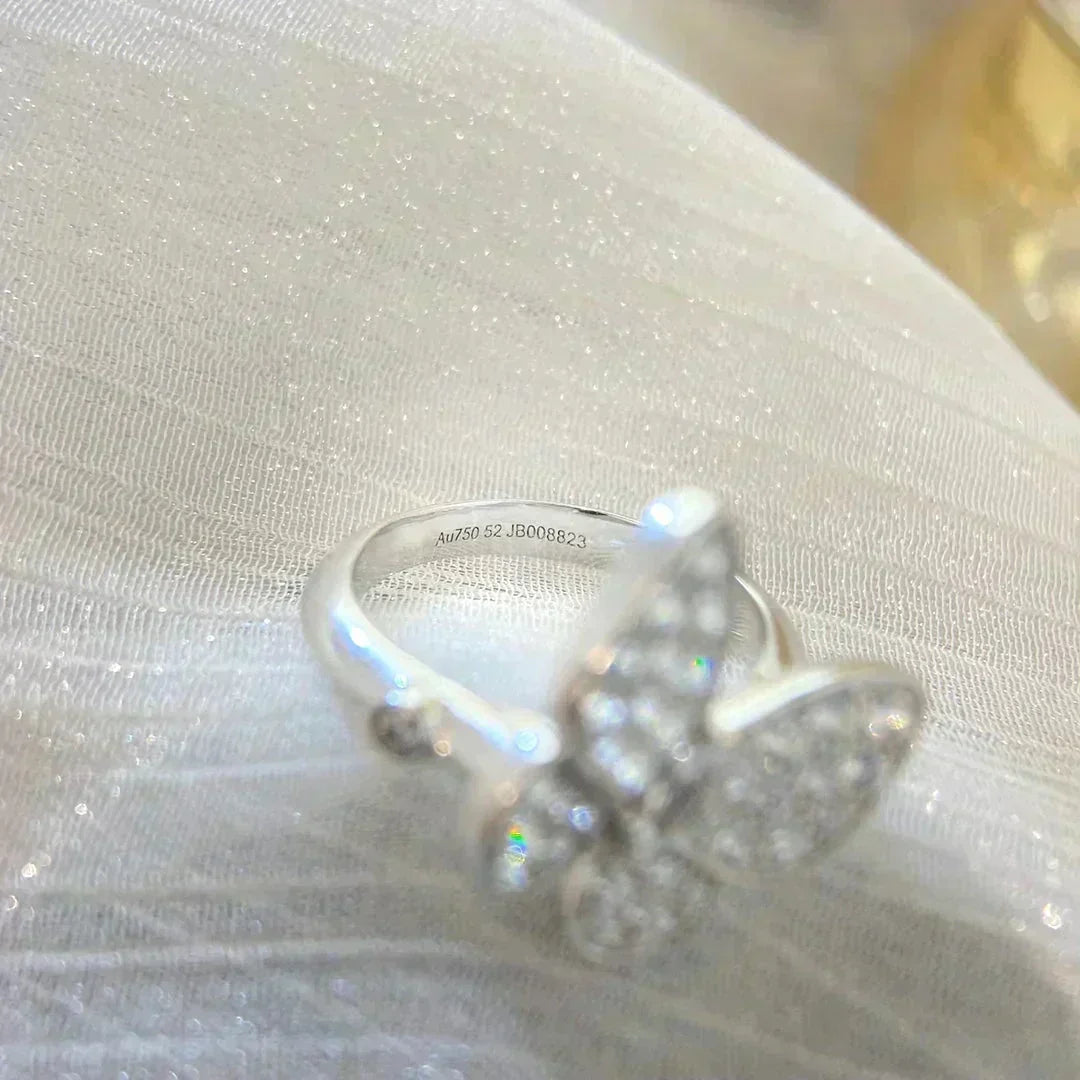 [⭐Seralia]BUTTERFLY DIAMOND RING
